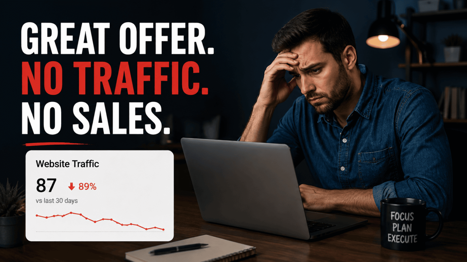 Great Offer, No Traffic, No Sales